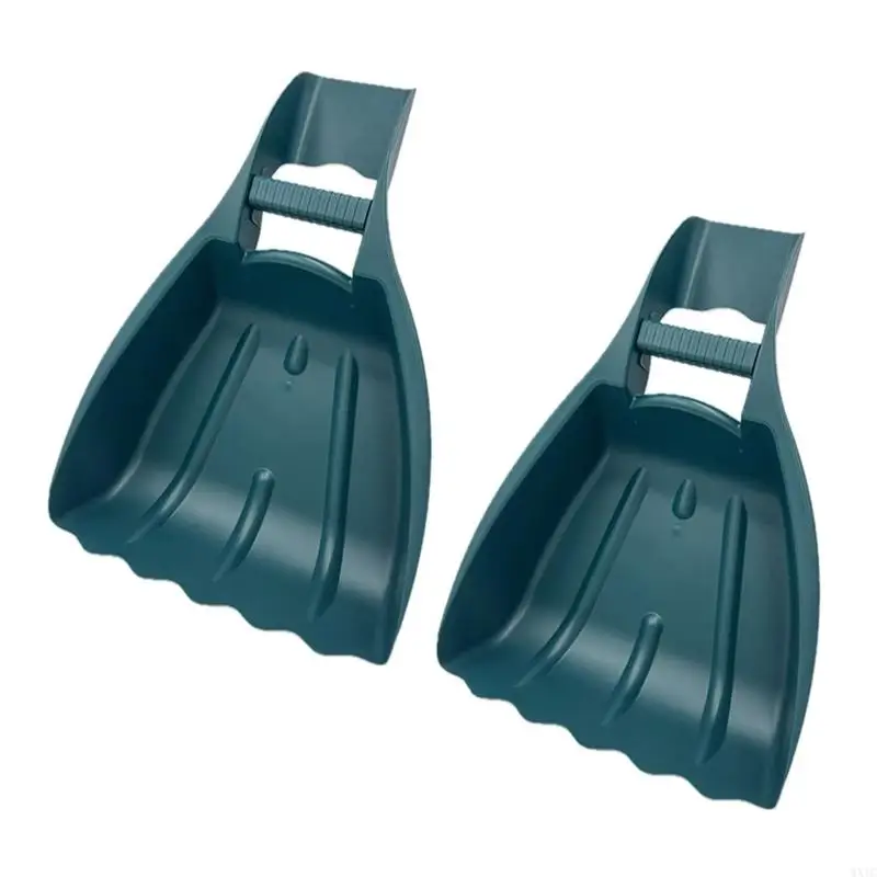 Scooper da giardino leggero WXTC 1PAIR per foglie e detriti con impugnatura comoda