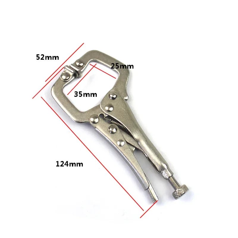 5" C Clamp Locking Welding Pliers Alloy Mini Hand Repair Tool for DIY Woodworking image 5