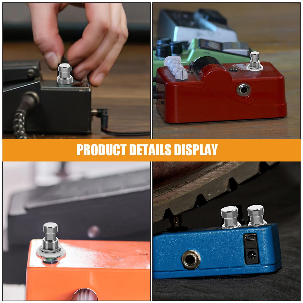 2 قطعة تأثيرات الغيتار دواسة الجلاد عملية موثوقة خيارات الصوت تنوعا البناء المعدني الغيتار دواسة المقابض