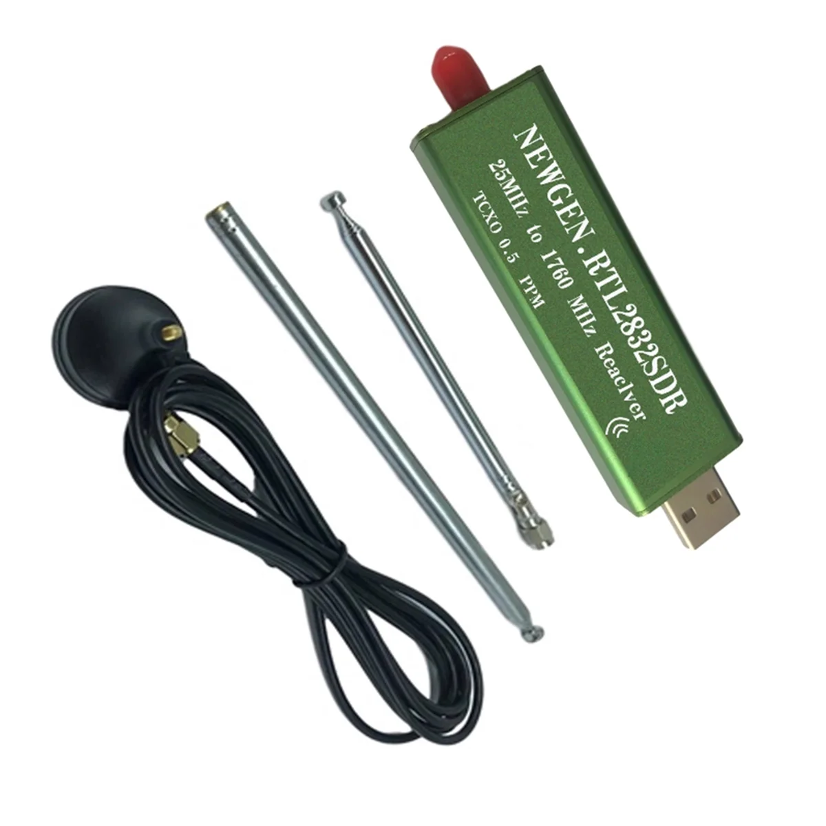 

2025+USB2.0 Software Radio RTL2832U R828D Full Band RTL-SDR Receiver Aviation Shortwave Broadband TV Scanner Receiver