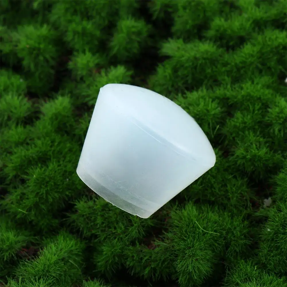 حافظة مضرب من السيليكون شفافة بيضاء مقاومة للصدمات، غطاء مضرب تنس، غطاء نهاية المقبض، غطاء طاقة المضرب #3