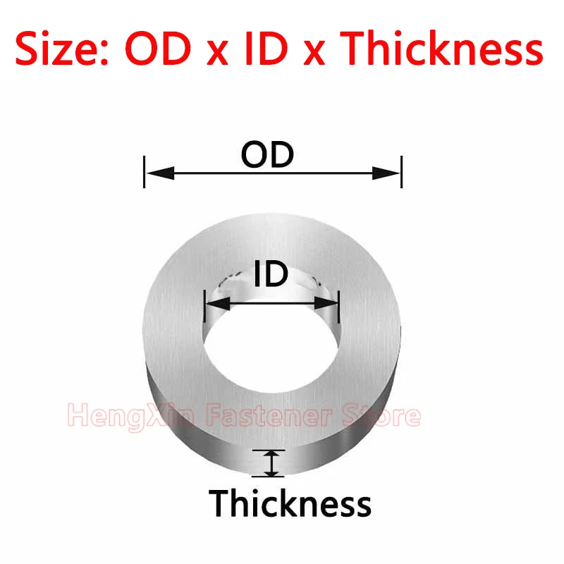 Steel Flat Washer ID 4.5/5.5/6.5/8.5/10.5mm Mold Die Punch Press Height Adjustment Shim Eq-height Sleeve Spacer M4 M5 M6 M8 M10