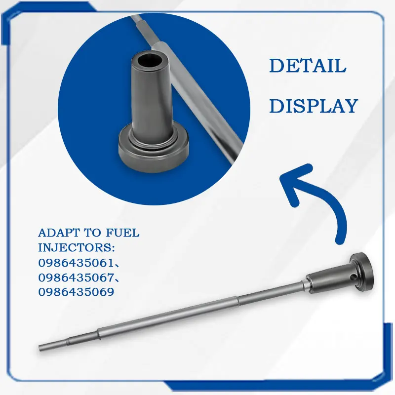 4PCS F00VC01051 Injector Valve Assembly For 0445110190 0445110181 0445110182 Injectors Repair Kit LF1827
