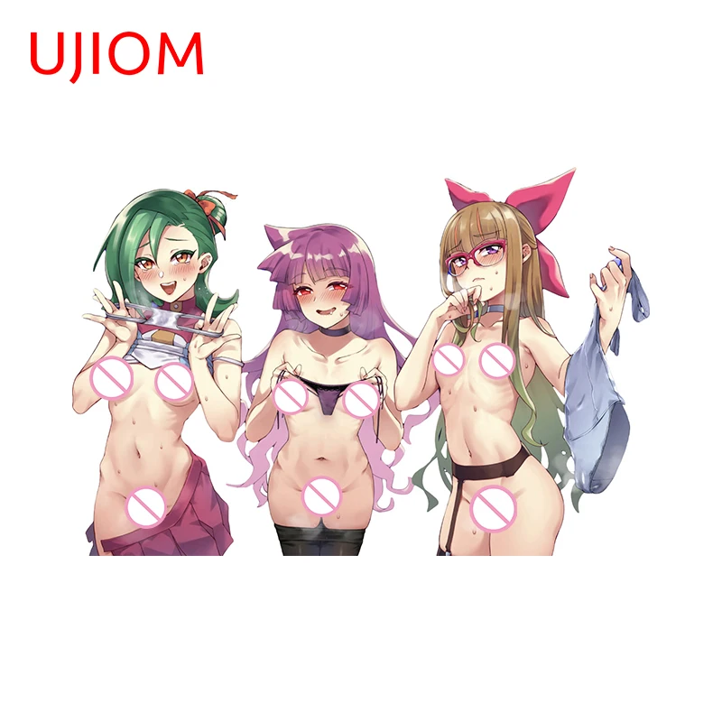 UJIOM 13cm X 8.7cm NSFW Hentai Shy Girls Wall Stickers Perfect Sticker Laptop Decor Decal Personality Bedroom Wallpapers