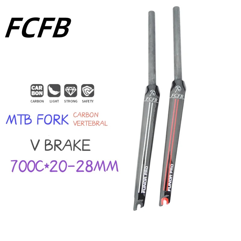 

road bike carbon fork FCFB FW 3k /UD 700c full carbon fork Fron black Fork Full Carbon Fibre Road Bicycle Bike Fork 28.6mm