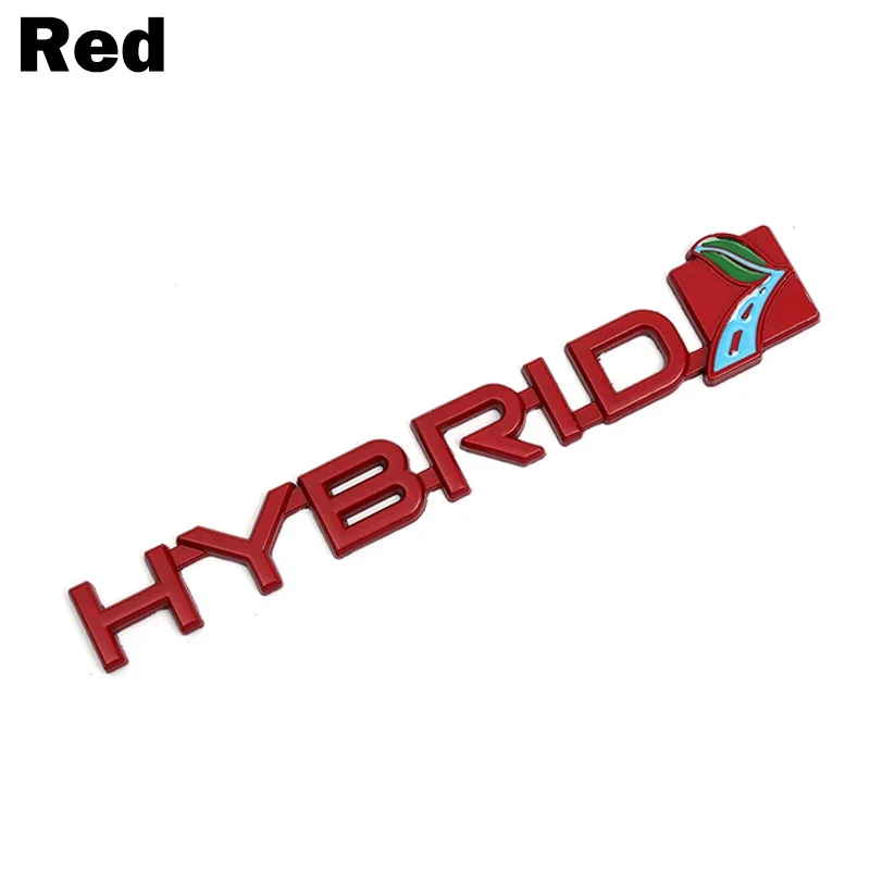 3D Metal HYBRID Car Sticker Emblem Badge for Hybrid Logo Toyota Prius Camry Crown Auris Rav4s Ford S-MAX Fusion Explorer Limited