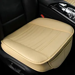 Edge Wrapping Comfortable Car Front Seat Covers,Seat Protectors,Anti-Slip Bottom Seat Cushion Covers for Auto with PU Leather