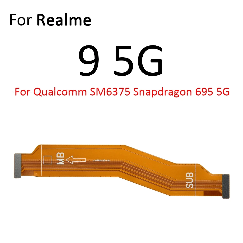 اللوحة الرئيسية اللوحة الأم توصيل LCD الكابلات المرنة لـ OPPO Realme 9 9i 10 Pro Plus 5G 4G