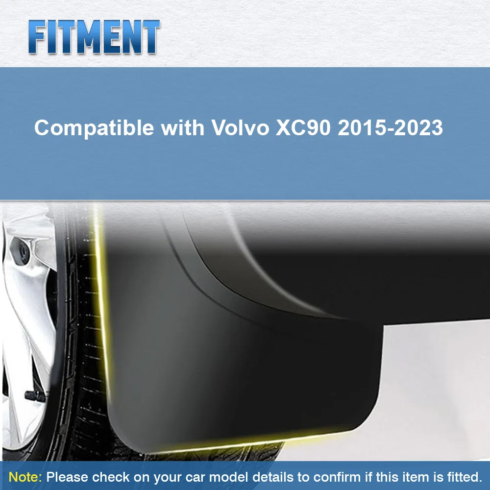 

4PCS Car Front Rear Mud Flaps Fender Splash Guards Mudguards For Volvo XC90 2015 2016 2017 2018 2019 2020 2021 2022 2023