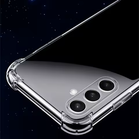 Shockproof Clear Cover For Samsung Galaxy S25 FE Case Samsung S20 S21 S22 S23 Plus S25 S24 FE Ultra Transparent Silicone Case
