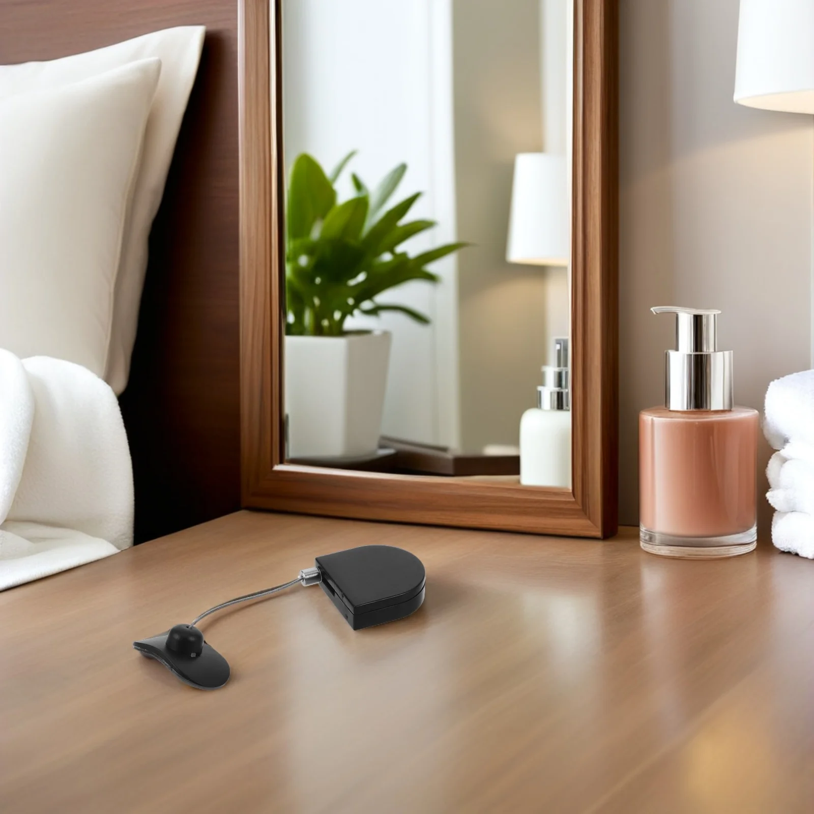 

2Pcs Jewelry Anti-Theft Retractable Tether Box 90Cm Cable Lock for Display Security - Remote Rescue Safety Leash for Retail