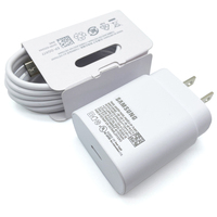Samsung Super Fast Charger 25W USB C PD Wall Power Adapter For Samsung Galaxy A56 A54 A34 A55 A23 A05S S25 S24 S22 S23 S10 5G