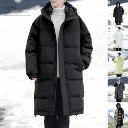 High Quality Multi-color Basic Long Winter Cotton Jacket New Hooded Jacket for Men and Women Winter Coat