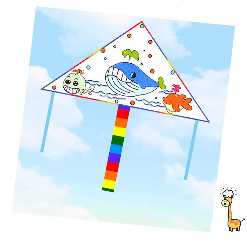 Cerf-volant gonflable vierge pour enfants, jouets de bricolage, cométas de viento, cerf-volant à vent, jeu de plein air, jouet aquilone, sports amusants, livraison gratuite