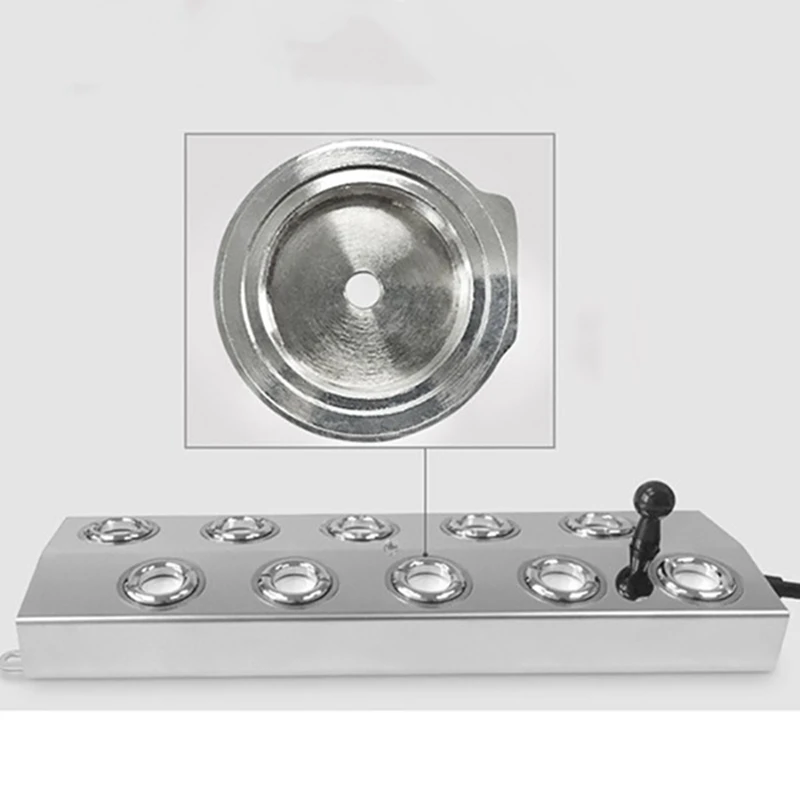 AA86 10 Testa Ad Ultrasuoni Mist Maker Fogger 7000 ML/H Fontana di Acqua Stagno Macchina Della Nebbia Atomizzatore Umidificatore D'aria Con Cavo