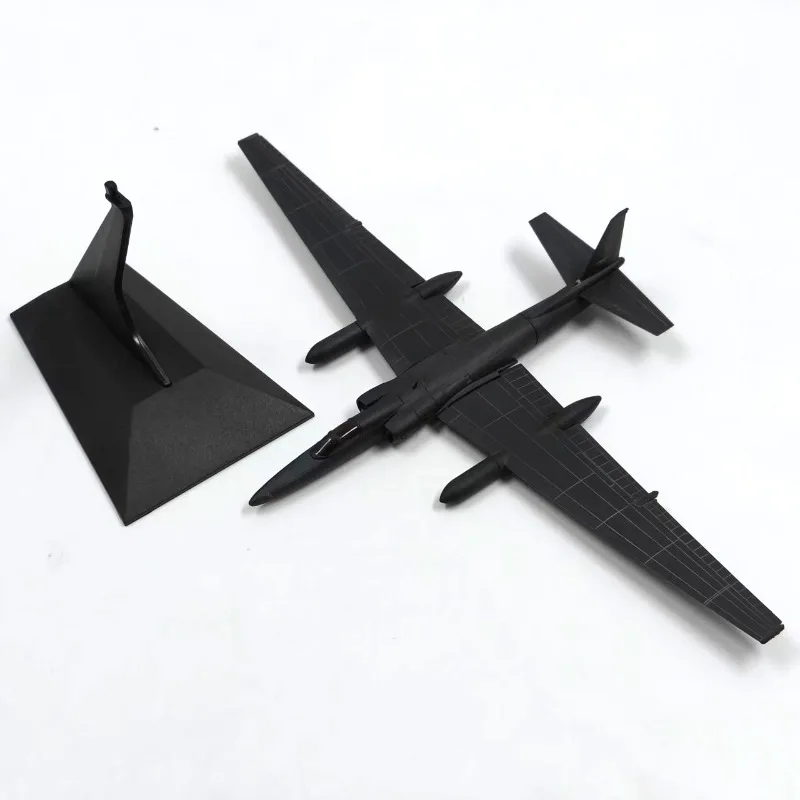 Diecast 1:144 Scale U-2 Reconnaissance Aircraft Alloy Aircraft Airplane Model For Collection Display Toy Gifts Souvenirs