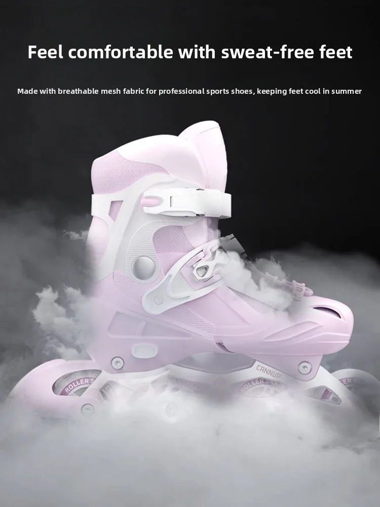 patins-a-roulettes-pour-enfants-garcons-et-filles-chaussures-de-patinage-avec-cadre-en-alliage-d'aluminium-conception-antiderapante-pour-les-pieds-pour-enfants-et-adultes-double-rangee-quatre