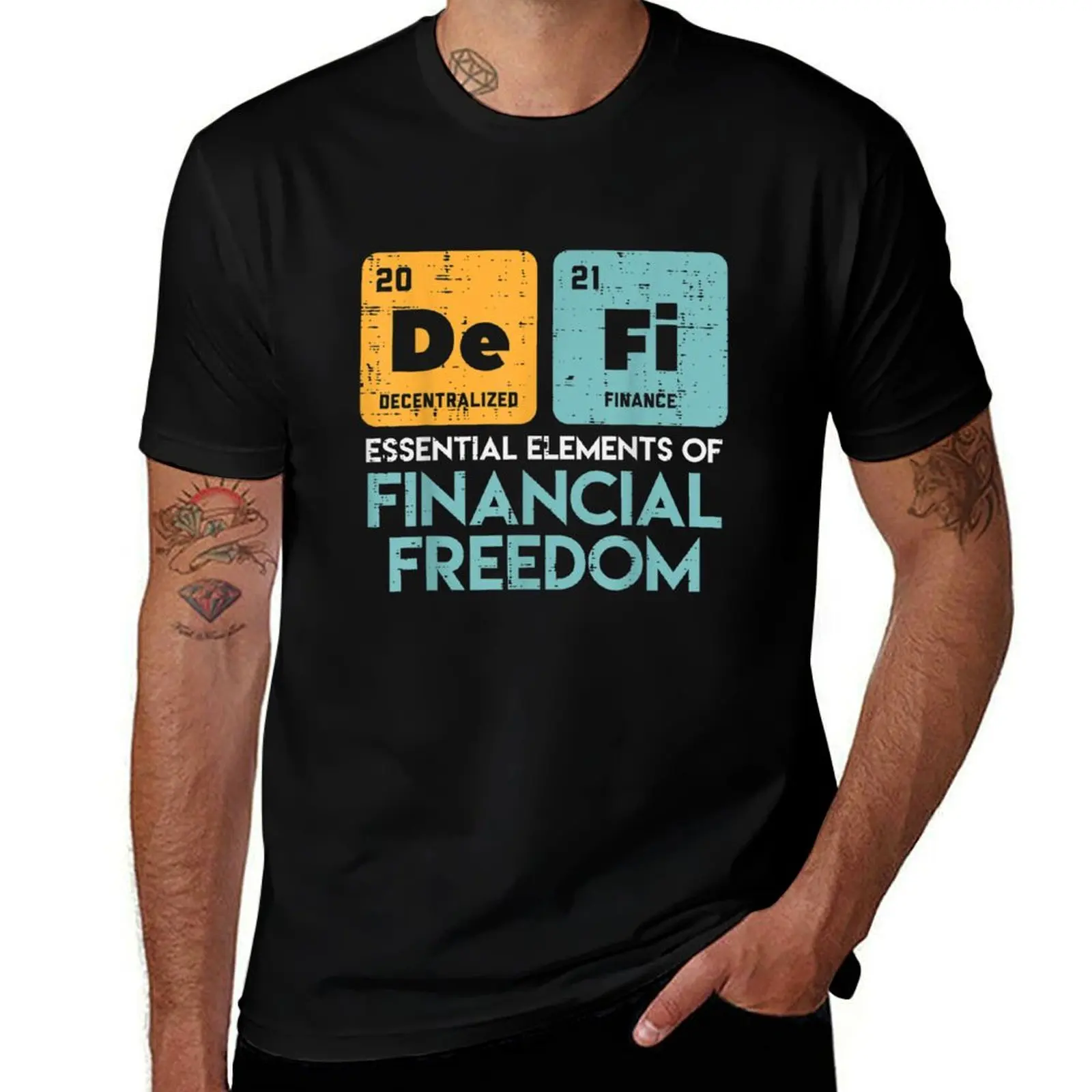 De Fi Decentralized Finance Defi Crypto Trader Men Women T-Shirt Basic Solid Color Short Sleeve T-Shirt