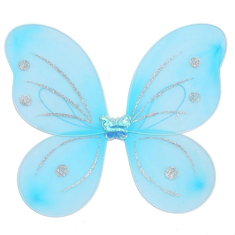 Costume Wings Fairy Angel Wing Funny Dress Up para borboleta Wing Props