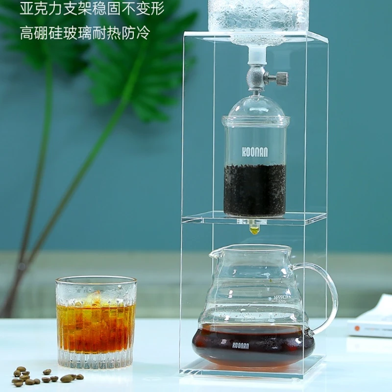 

Koonan ice drop coffee pot household Japanese cold extraction pot commercial extraction teapot glass American ice drop pot ice