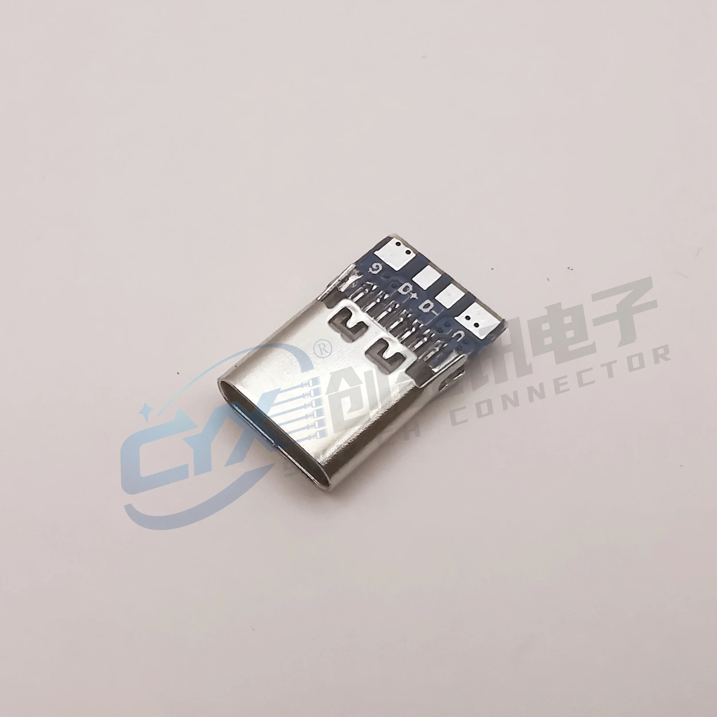 1-10pcs USB 3.1 Type C Connector 14 Pin Female Socket receptacle Through Holes PCB 180 Vertical Shield USB-C1