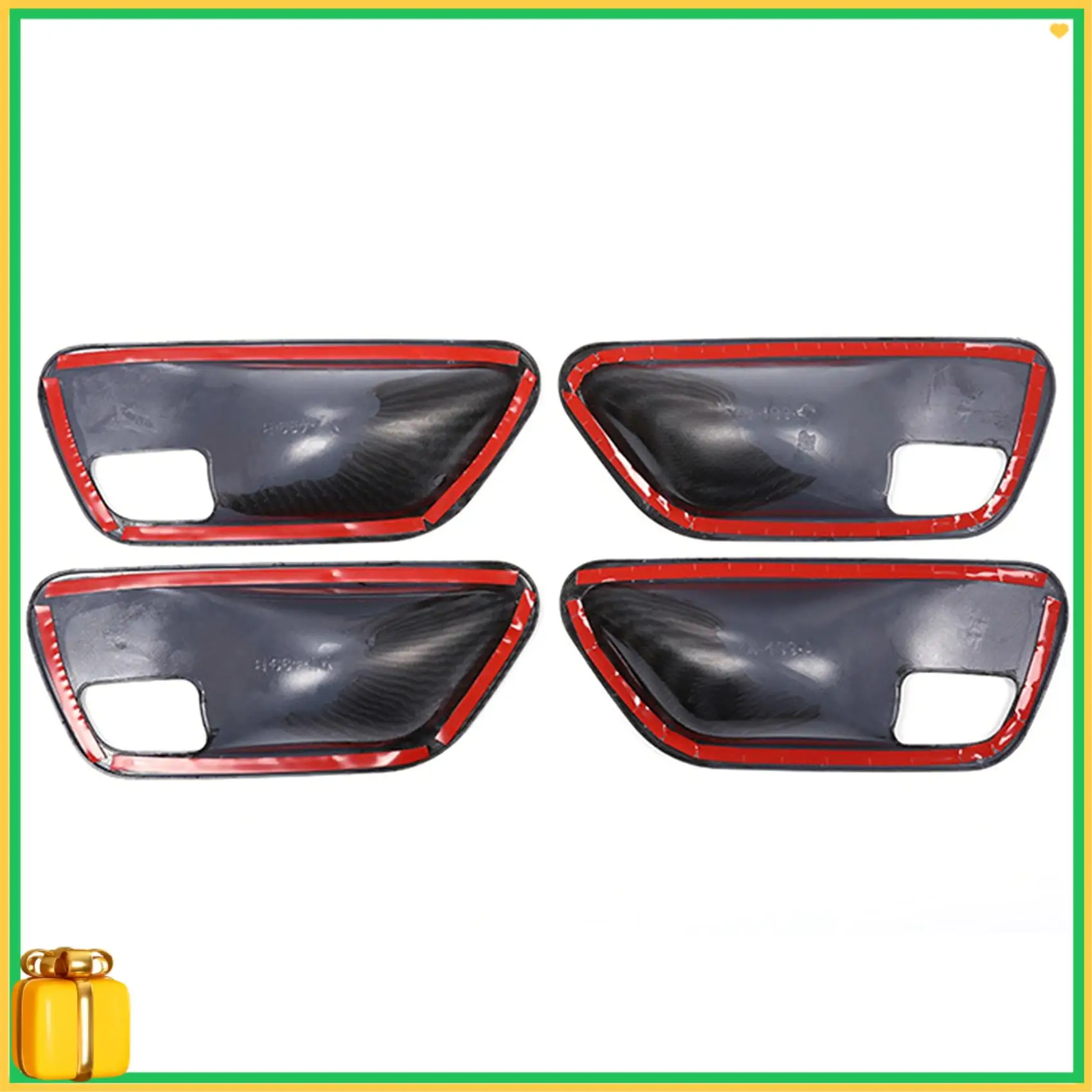 

Premium Carbon Fiber Look Car Door Handle Covers Trim For -BMW 3 4 Serises F30 F34 3GT Interior Auto Accessories