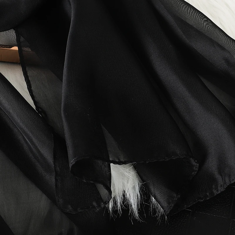 2023 neue Mode Sommer Frauen einfarbig Strand Schal Seide Schals Stirnband Weibliche Stirnband Wraps Sonnencreme Hijab Großhandel – Detail 6