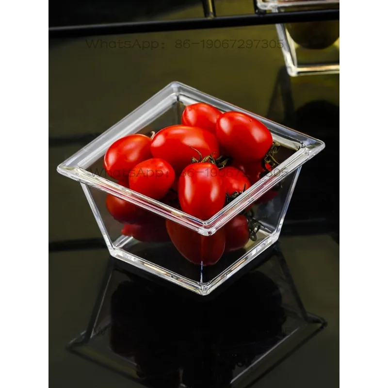 Bar Grid Snack Dish Rack Set, Clear Bar  Snack Fruit Platter, Dried Fruit Commercial