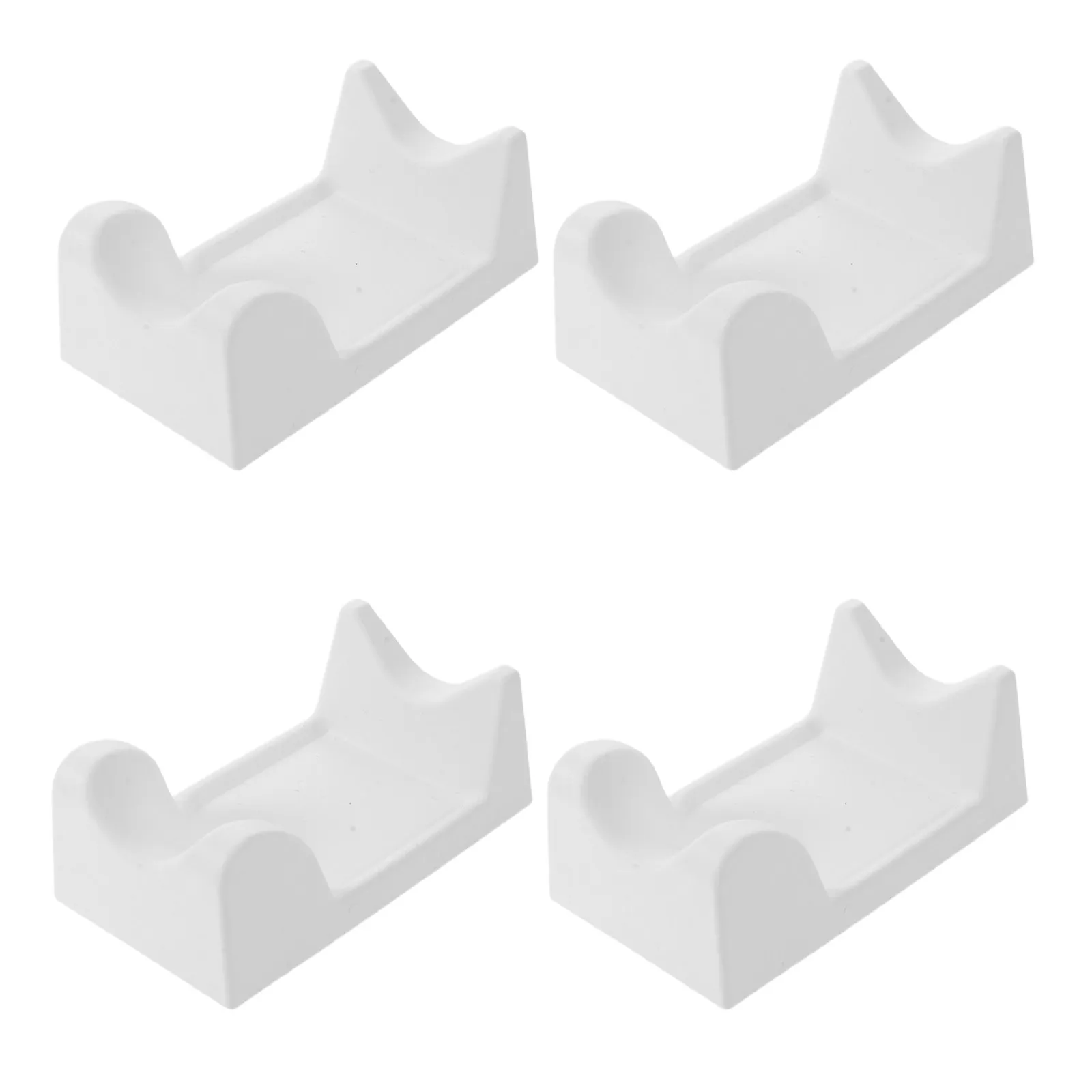 4Pcs Nail Drill Holder Cradle Stable Ergonomic E-File Stand for Electric Nail Grinder Pen Manicure Salon Desk Organizer Portable