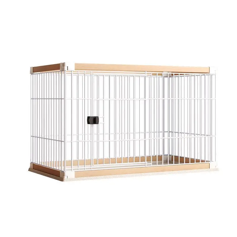 

Dog Fence Wooden Fence Removable No Punching Anti-Jailbreak Bold Indoor Pet Fence Small and Medium