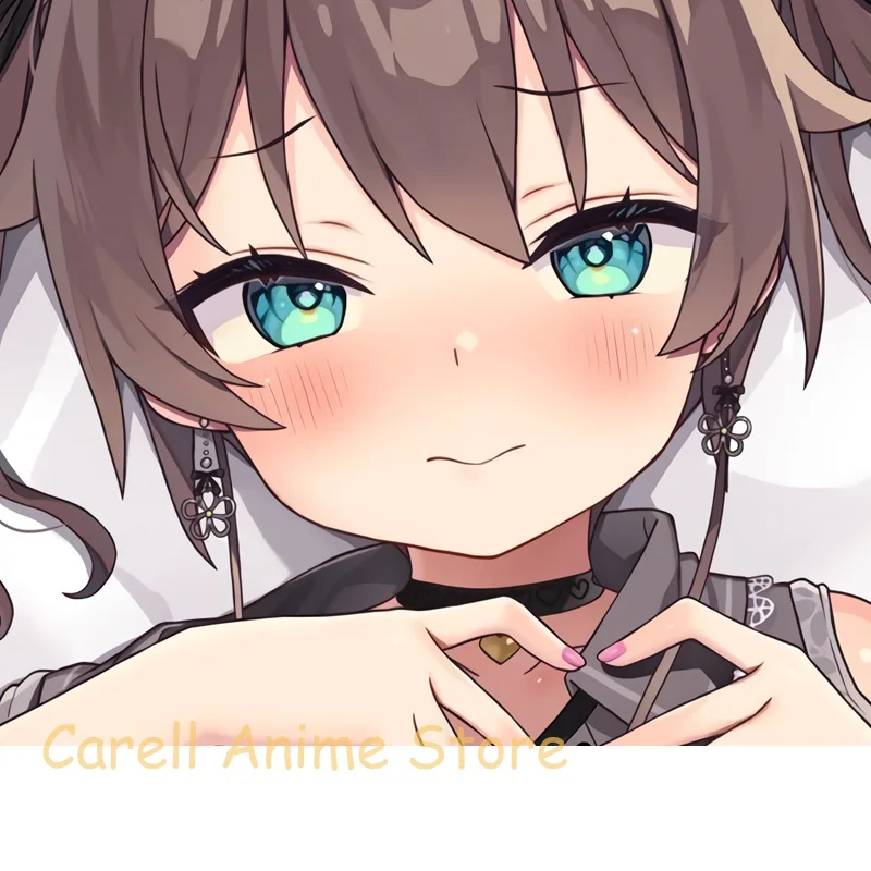 

Dakimakura Anime Natsuiro Matsuri VTuber Body Pillow Cover Double Sided Print Life size 2WAY Pillowcase