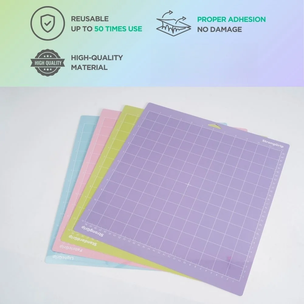 Almohadilla de corte para Maker 3/ Maker/ Explore 3 (12*12 pulgadas) - Juego de almohadillas de corte de costura unidas multifuncionales