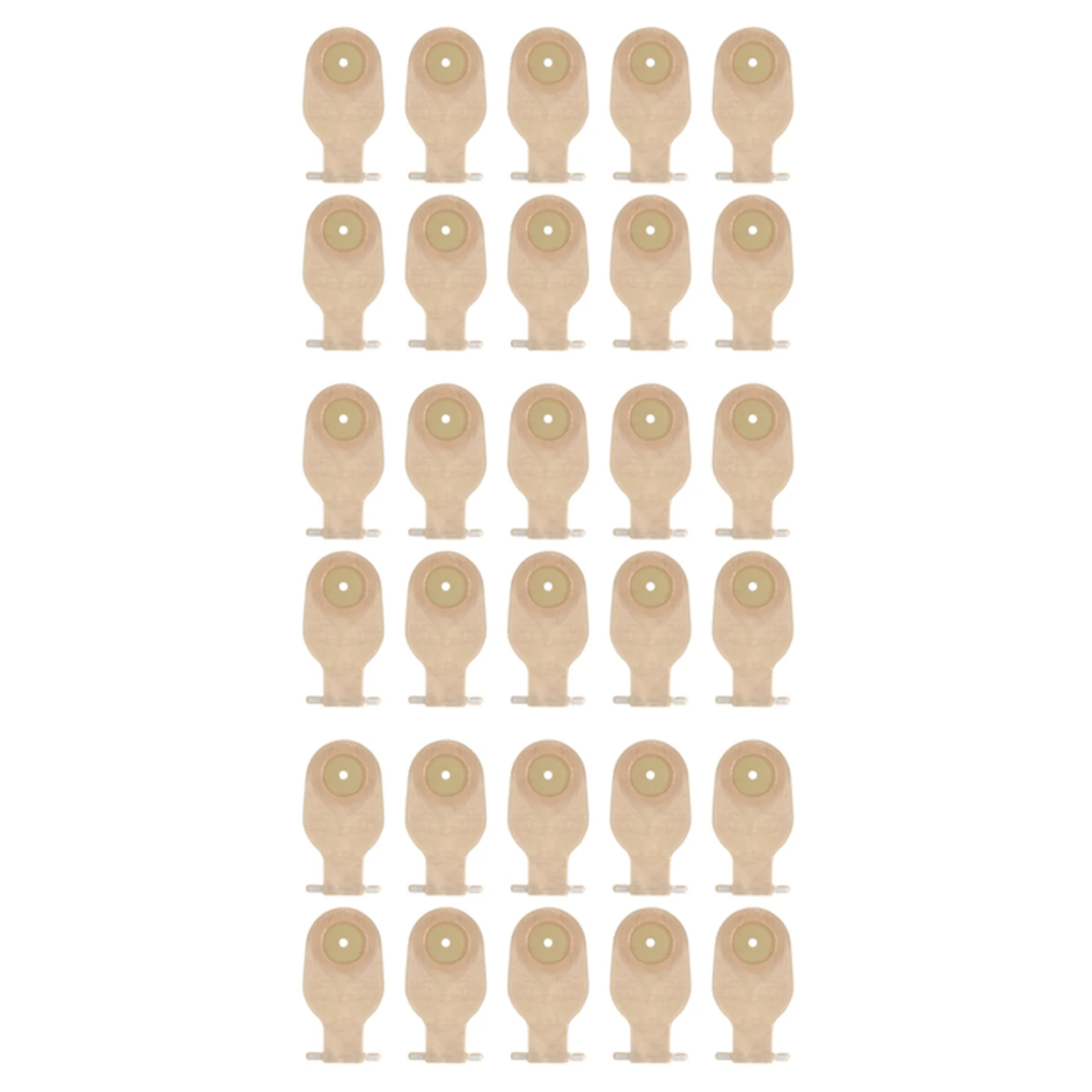 

HLZS-Остомические мешки, 30 шт., дренажные мешки для колостомы, илеостомы, ухода за стомой, 20-60 мм, экономичный сливной клапан, колостомические мешки