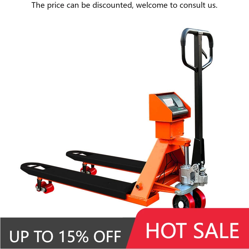 

2 Ton Hand Pallet Truck New Electronic Manual Forklift Weighing Scale Instrument Electronic Forklift Weighing