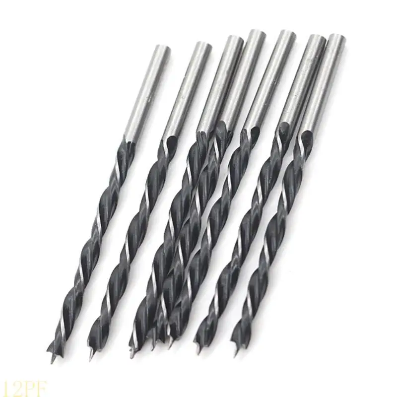 

12PF 10Pcs Twist Drill Bits 3mm Carbon Steel Reduced Shank Micro Bits for Straight Shank Electrical Drilling Tool Woodwork