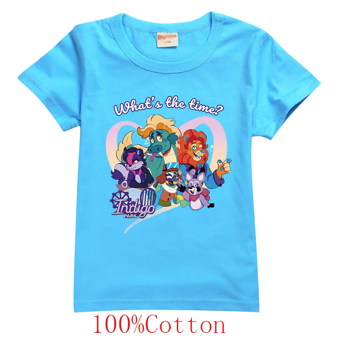 Game Indigo Park Rambley T-shirts Kids Summer Short Sleeve Tops Baby Girl Pullover Tees Boys O-neck T-Shirt for Children Clothes