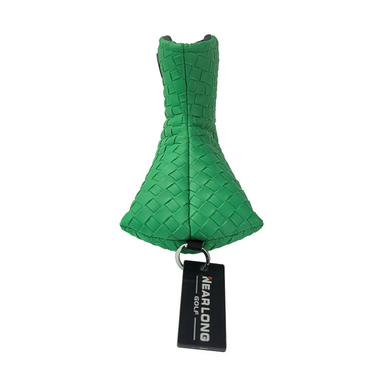 New golf putter head cover magnetic closed braid one Font straight head cover protection