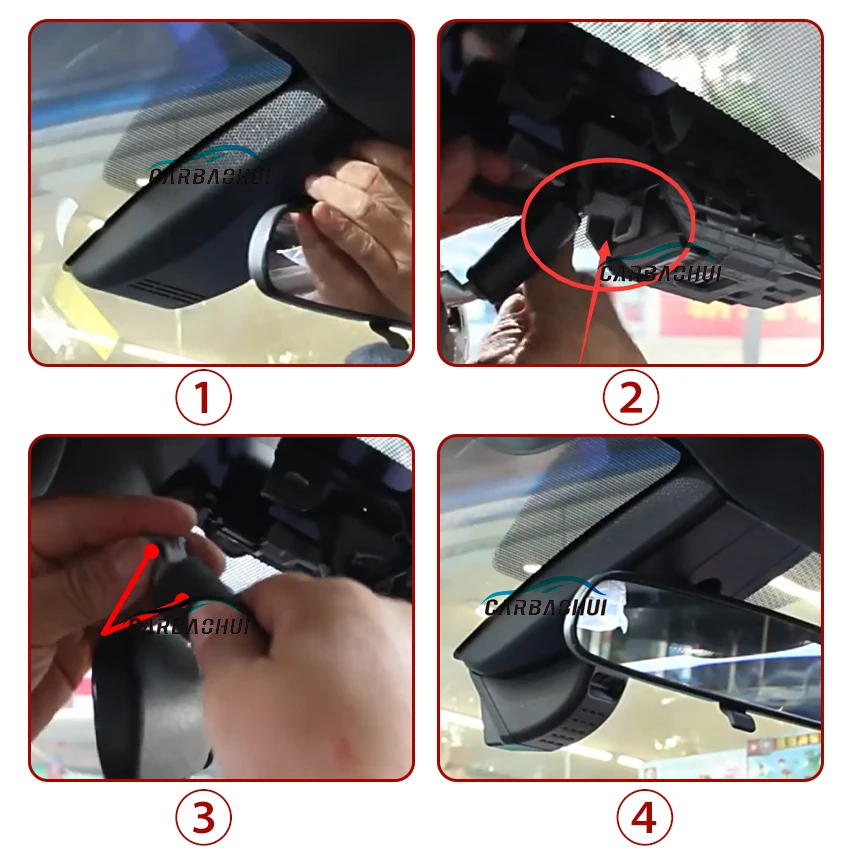 4K Car DVR WiFi Video Recorder Dash Cam Camera For Toyota C-HR CHR Hybrid 2025~2023 2022 2021 2020 2019 2018 2017 APP Control
