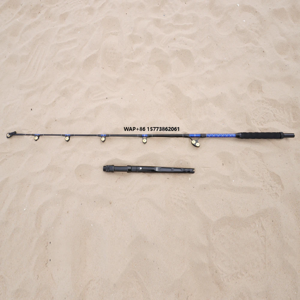 

Salt Water Heavy Duty Boat Fishing Rod 130lb-210+lbs Custom Big Game Trolling Rod for Tuna