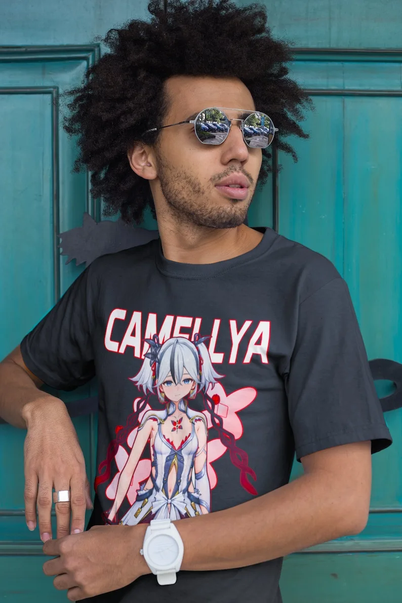 Camellya Wuthering Waves Softstyle T-Shirt,Yinlin Shirt, Anime Girl Shirl, Gamer