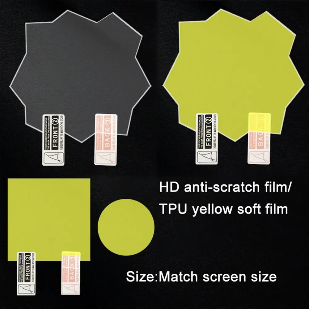 1/3 قطعة HD المضادة للخدش لوحة الغطاء الواقي بولي TPU الأصفر شاشة لينة طبقة رقيقة واقية واقي للشاشة ل Tamagotchi الجنة