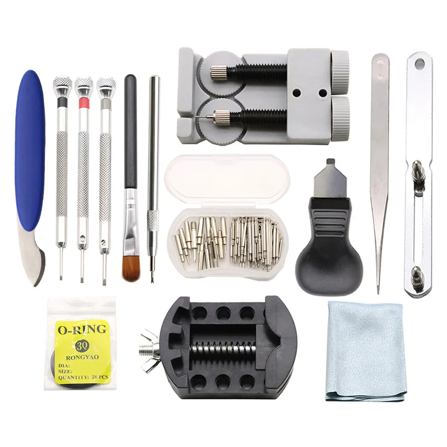시계 수리 세트 키트, 시계 조정 도구 키트, 시계 배터리 교체 도구, 시계 백 리무버 도구, 용수철 바 도구, 133 개