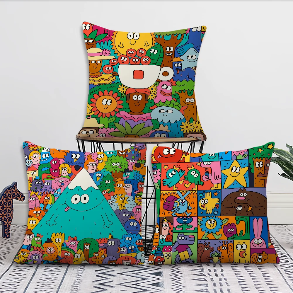 

Decoration Room Christmas Art Home Sofa N-Nina living Office Car Nordic Simplicity D-Dzyvulska Pillow Cover