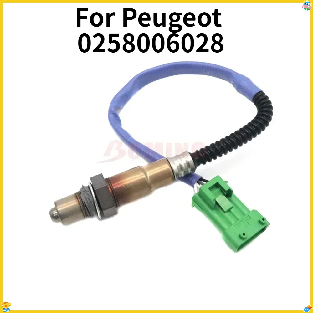 Sensor Oksigen Mobil Untuk Peugeot 206 207 306 307 308 406 607 806 807 Peugeot C2 C3 C4 C8 9635978280 9622997680 0258006028
