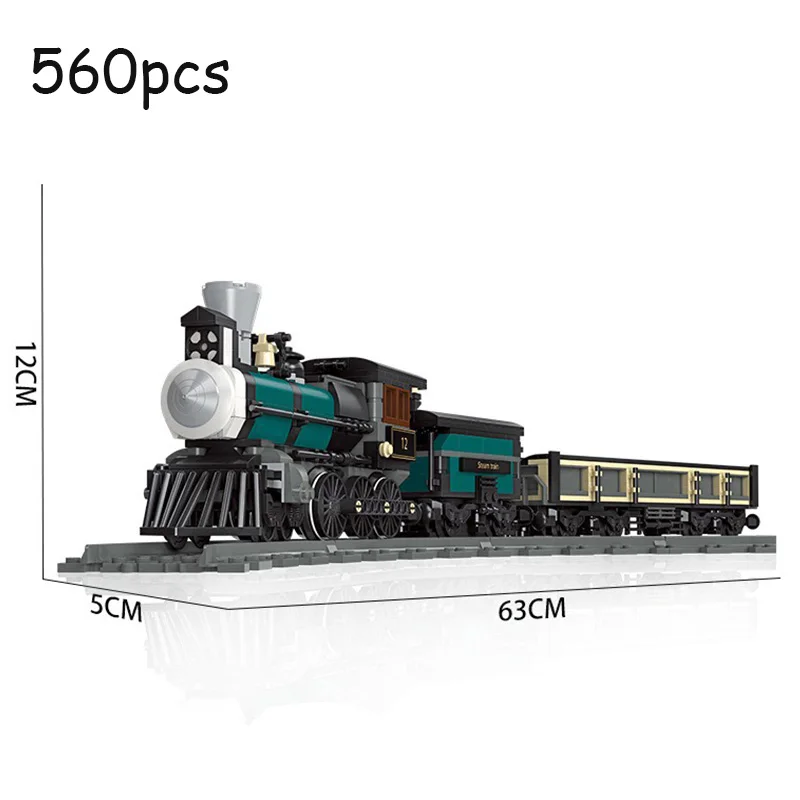 New Town spot high-tech experts ultimate series of large train building blocks decoration track toys children's gifts