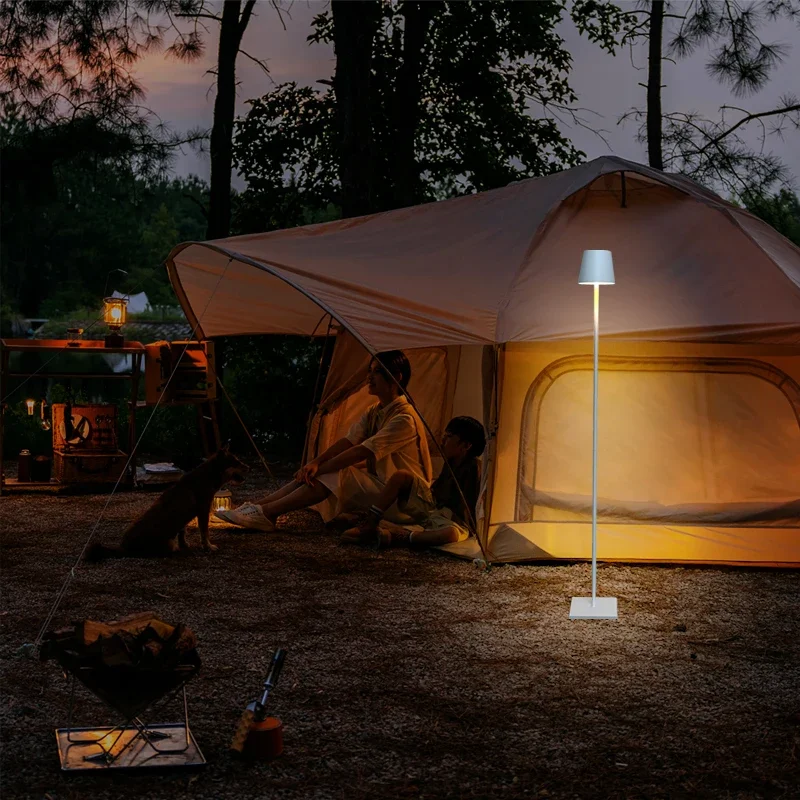 

‌Portable LED Floor Lamp Aluminum USB Rechargeable Modern Living Room Restaurant Hotel Decor Lighting 20H Runtime Cordless