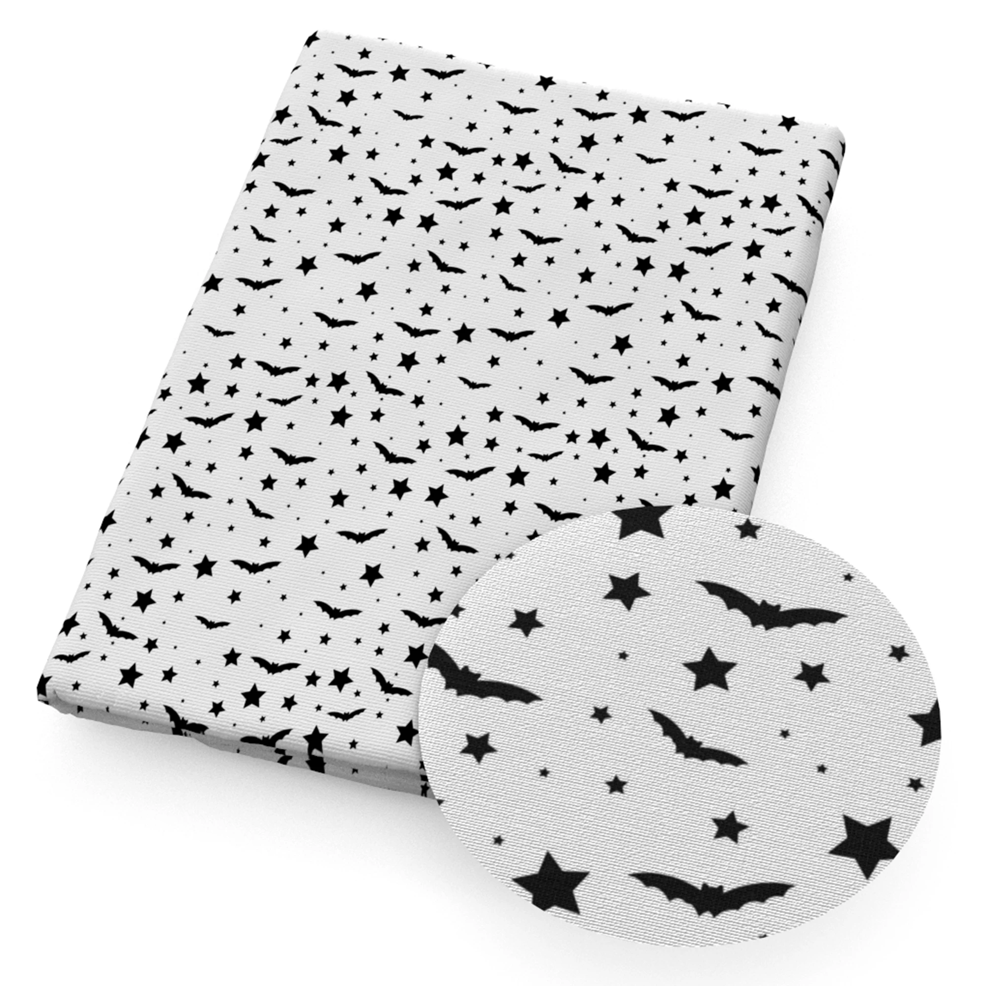 50*145 أو 50*45 سنتيمتر الخفافيش هالوين نسيج القطن النقي/البوليستر لخياطة الأنسجة اللحف الأقمشة التطريز المواد DIY بها بنفسك اليدوية