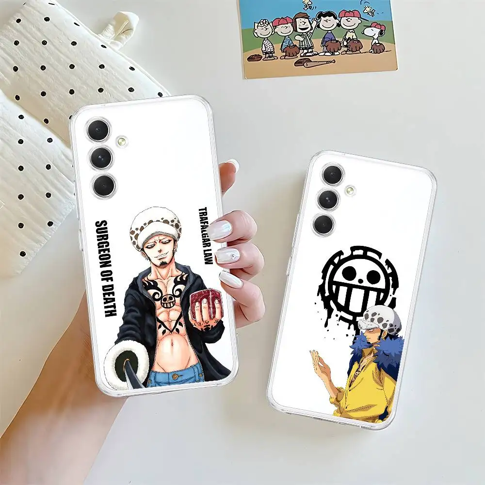 Trafalgar D. Water Law Cool HD Clear Transparent Phone Case For Samsung Galaxy A52,A12,A51,S24,S23,S22ULTRA Edge,S20LITE,Plus,U