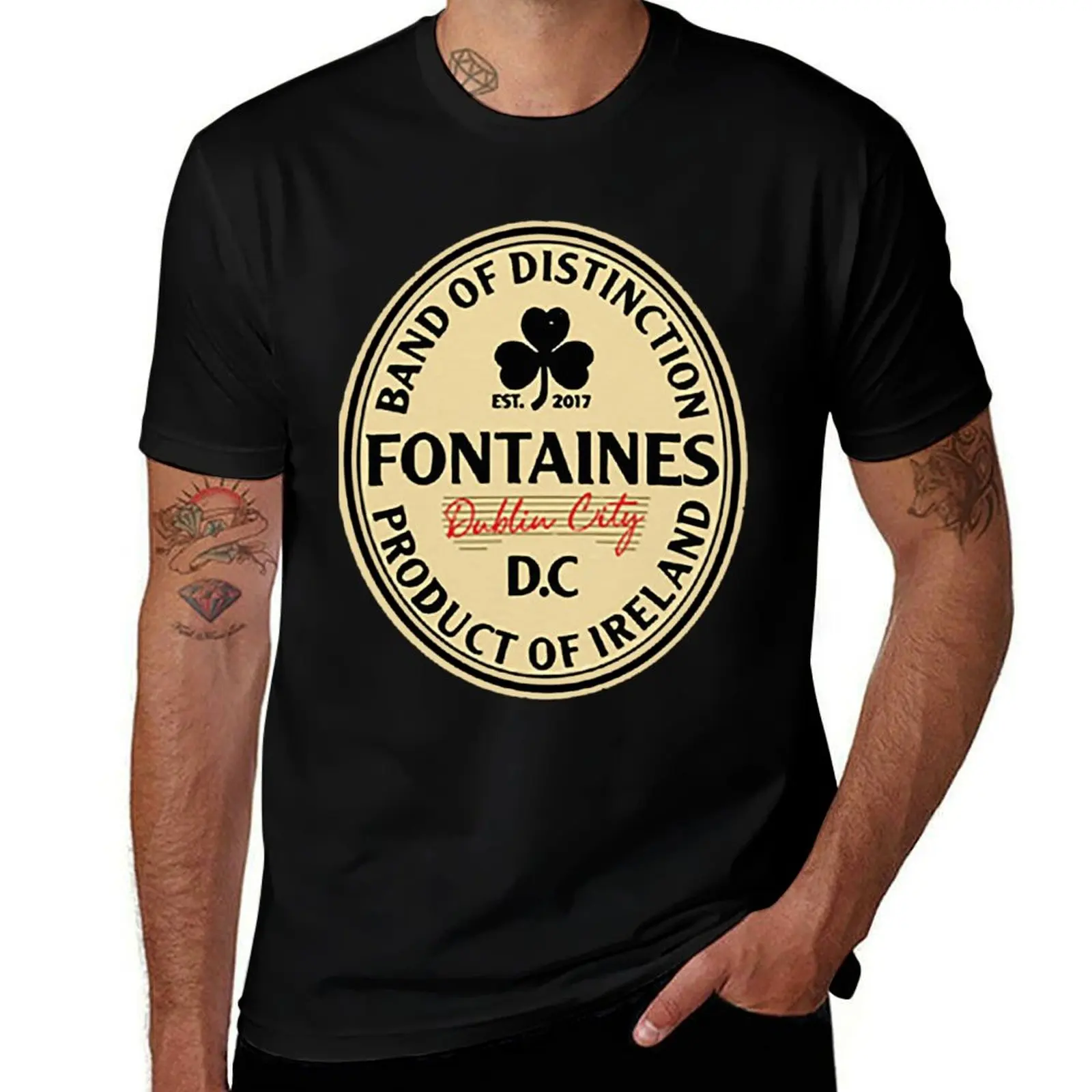 Fontaines DC T-Shirt korean fashion cheap stuff plain vintage t shirts shirts men graphic