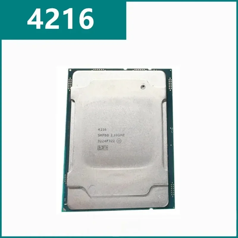 4216 CPU 16-s 32-Threads 2.10GHz 22MB 100W DDR4 LGA3647 For C621 Motherboard 4216